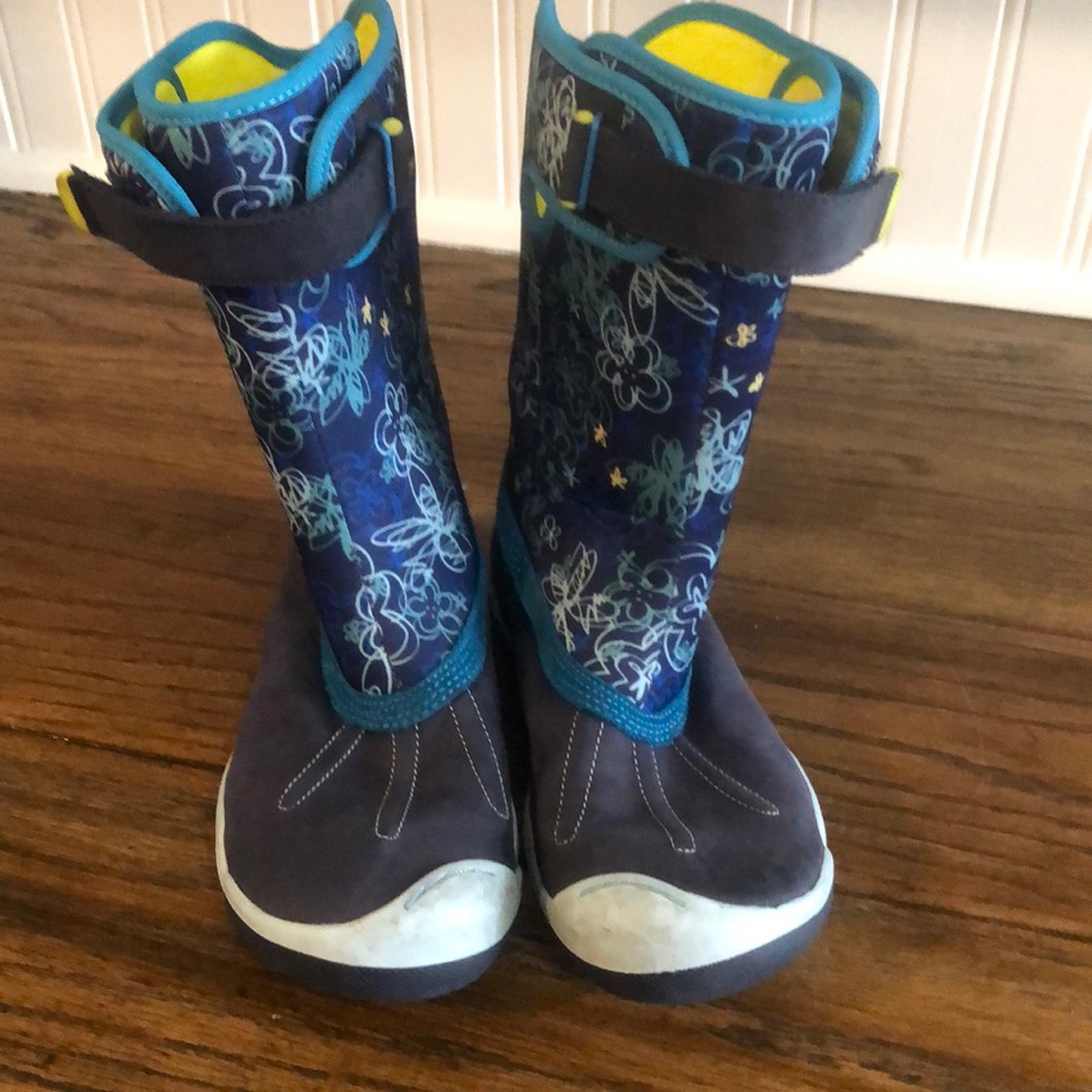 Plae girls waterproof boots